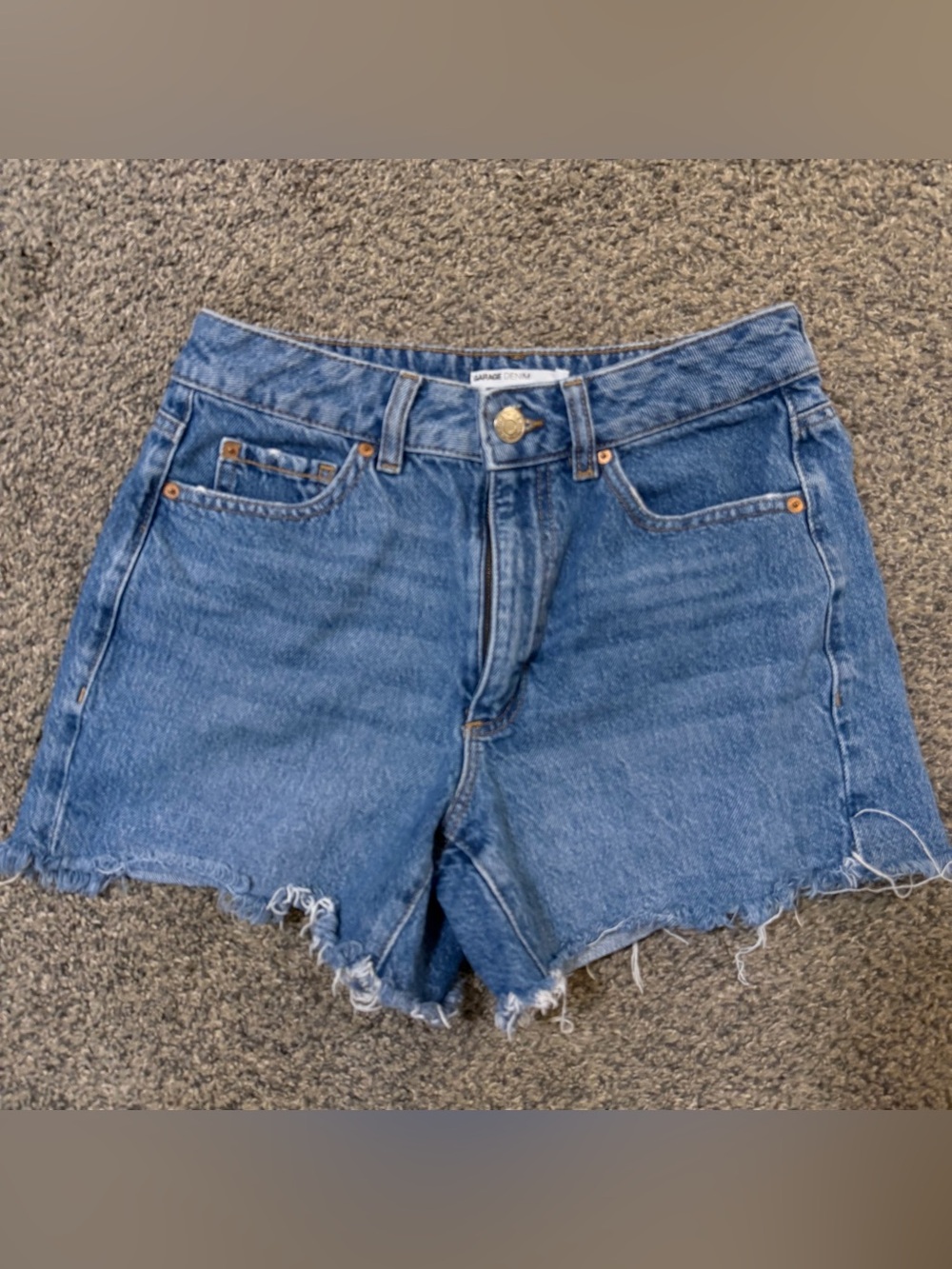 Garage denim Mom shorts